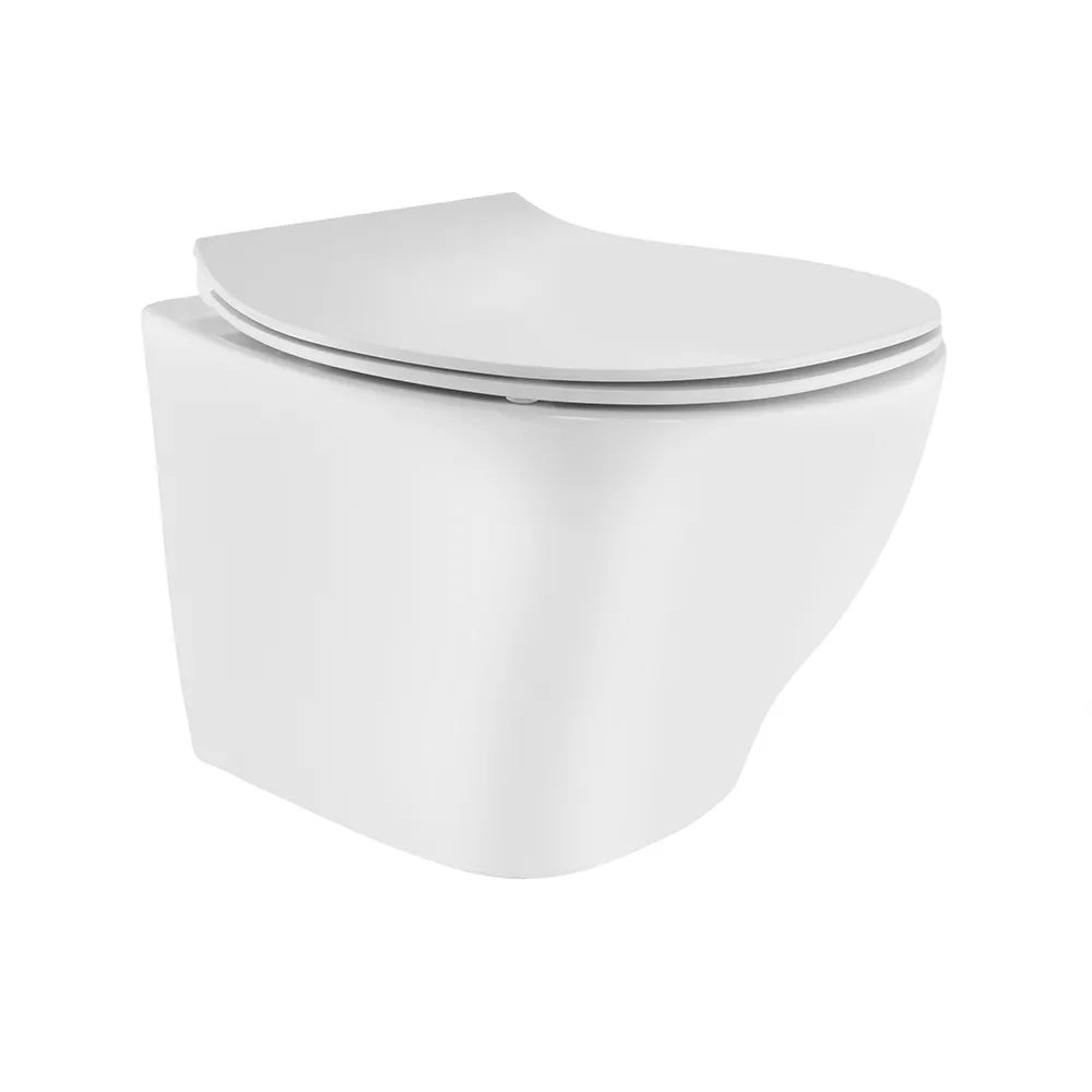 Jaquar Arc Rimless, Blind Installation Wall Hung WC White finish