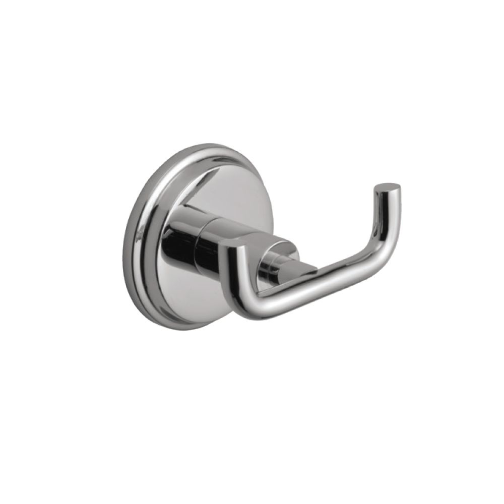 Essco Double Robe Hook Chrome finish