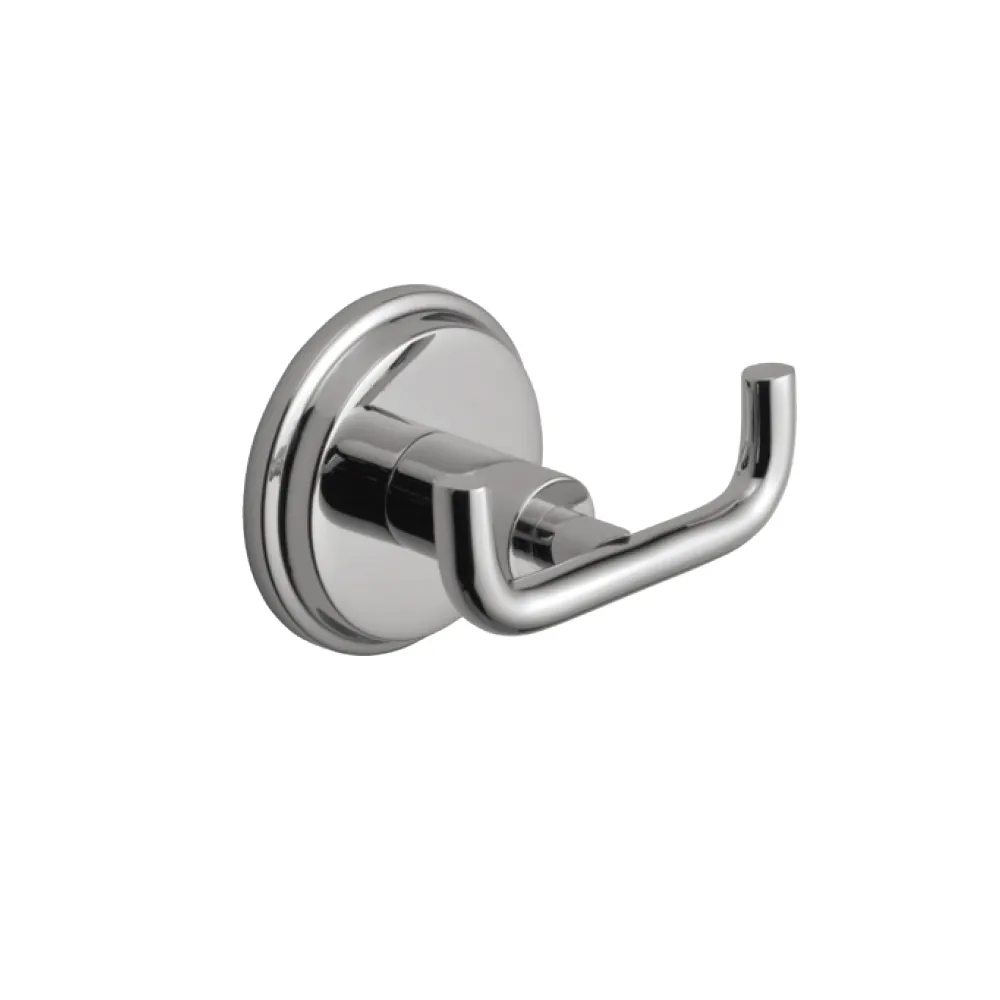Essco Double Robe Hook Chrome finish