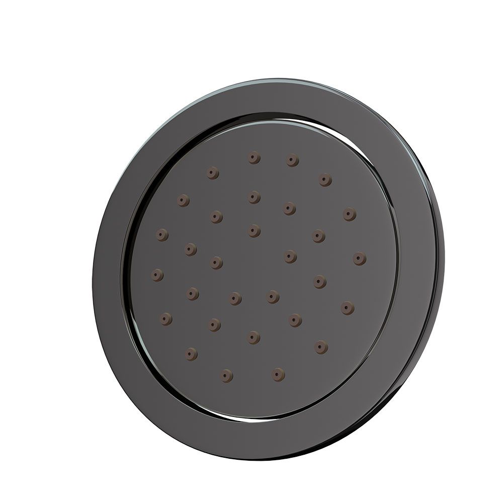 Jaquar Body Shower ø120mm Round Shape - Black Chrome Black Chrome finish