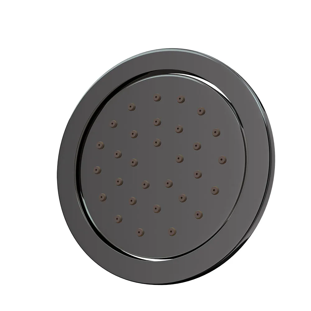 Jaquar Body Shower ø120mm Round Shape - Black Chrome Black Chrome finish