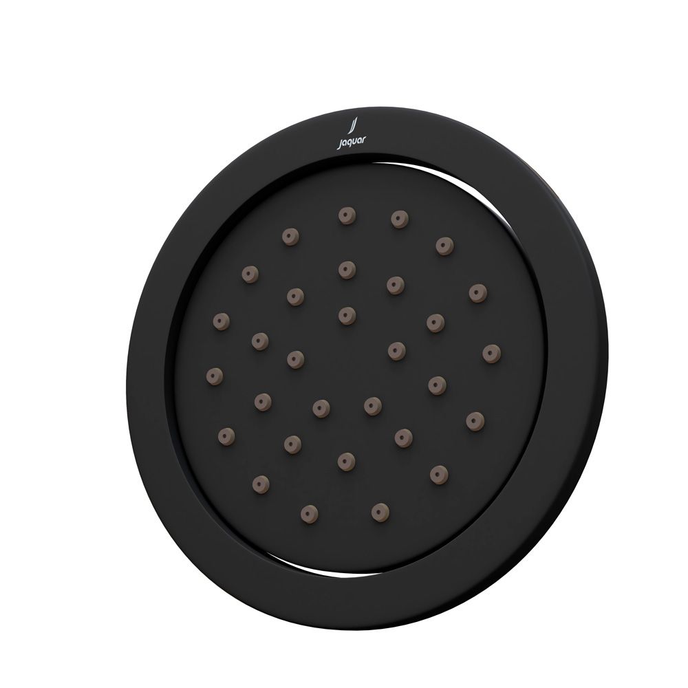 Jaquar Body Shower ø120mm Round Shape - Black Matt Black Matt finish