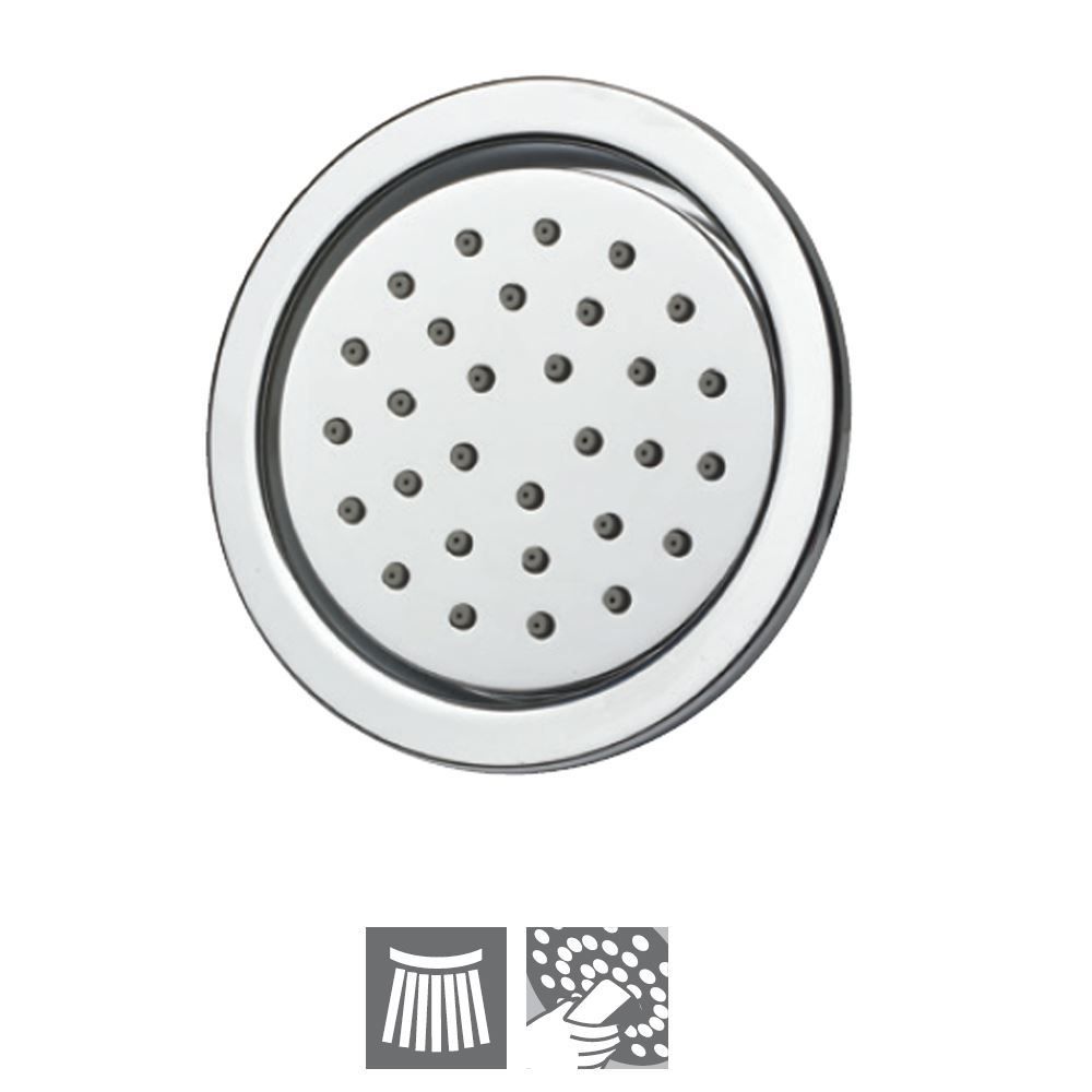 Jaquar Body Shower ø120mm Round Shape - Chrome Chrome finish