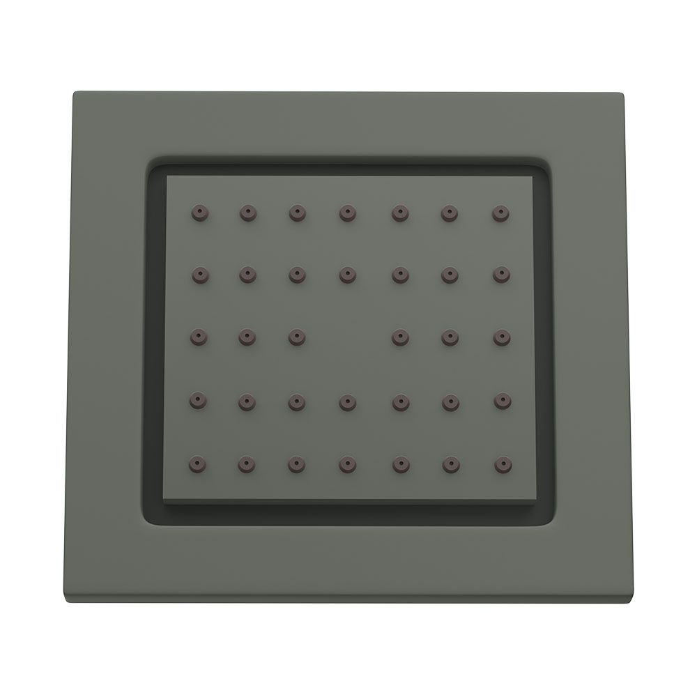 Jaquar Body Shower 130x120mm Rectangular Shape - Graphite Graphite finish