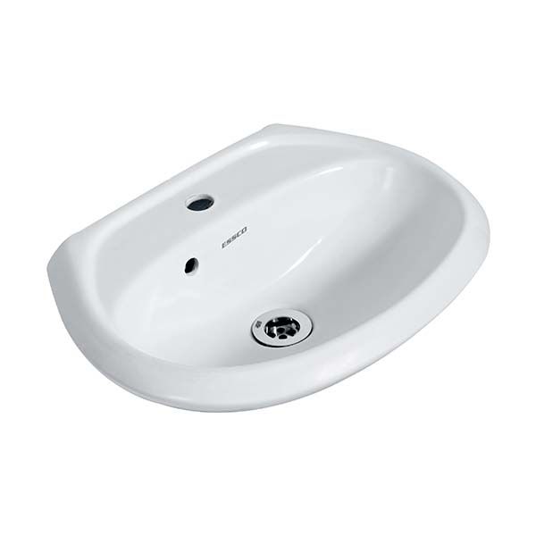 Essco Elements Wall Hung Basin White finish