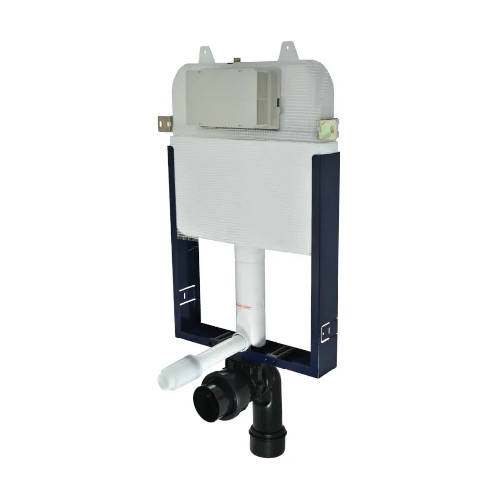 Jaquar Single Piece Slim Concealed Cistern with Wall Mounting Frame White finish