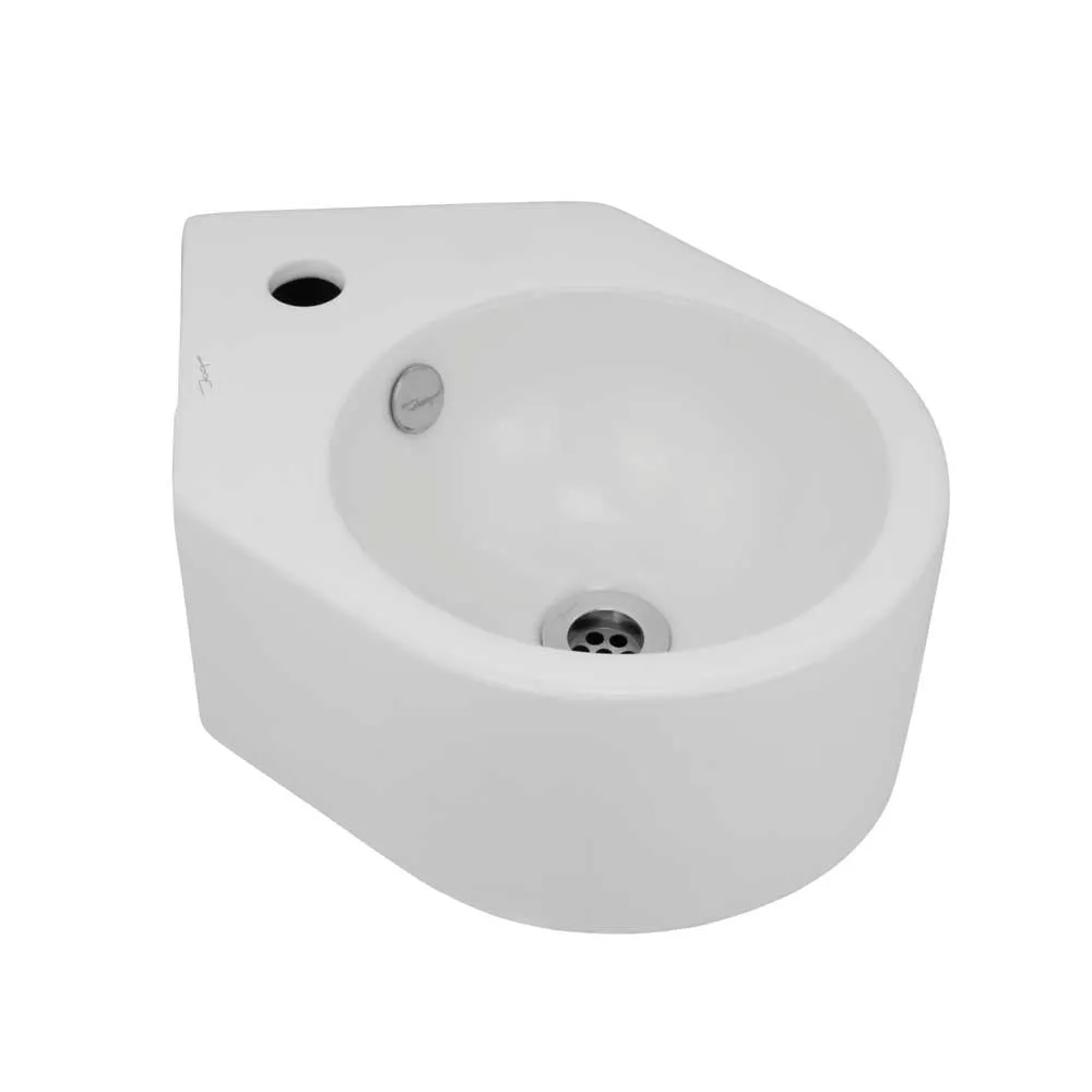 Jaquar JDR Wall Hung Corner Basin White finish