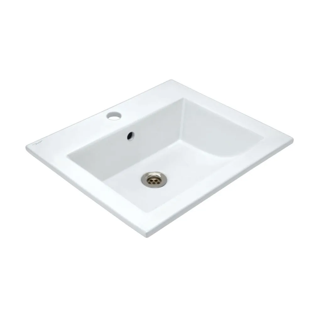 Jaquar Kubix Counter Top Basin White finish