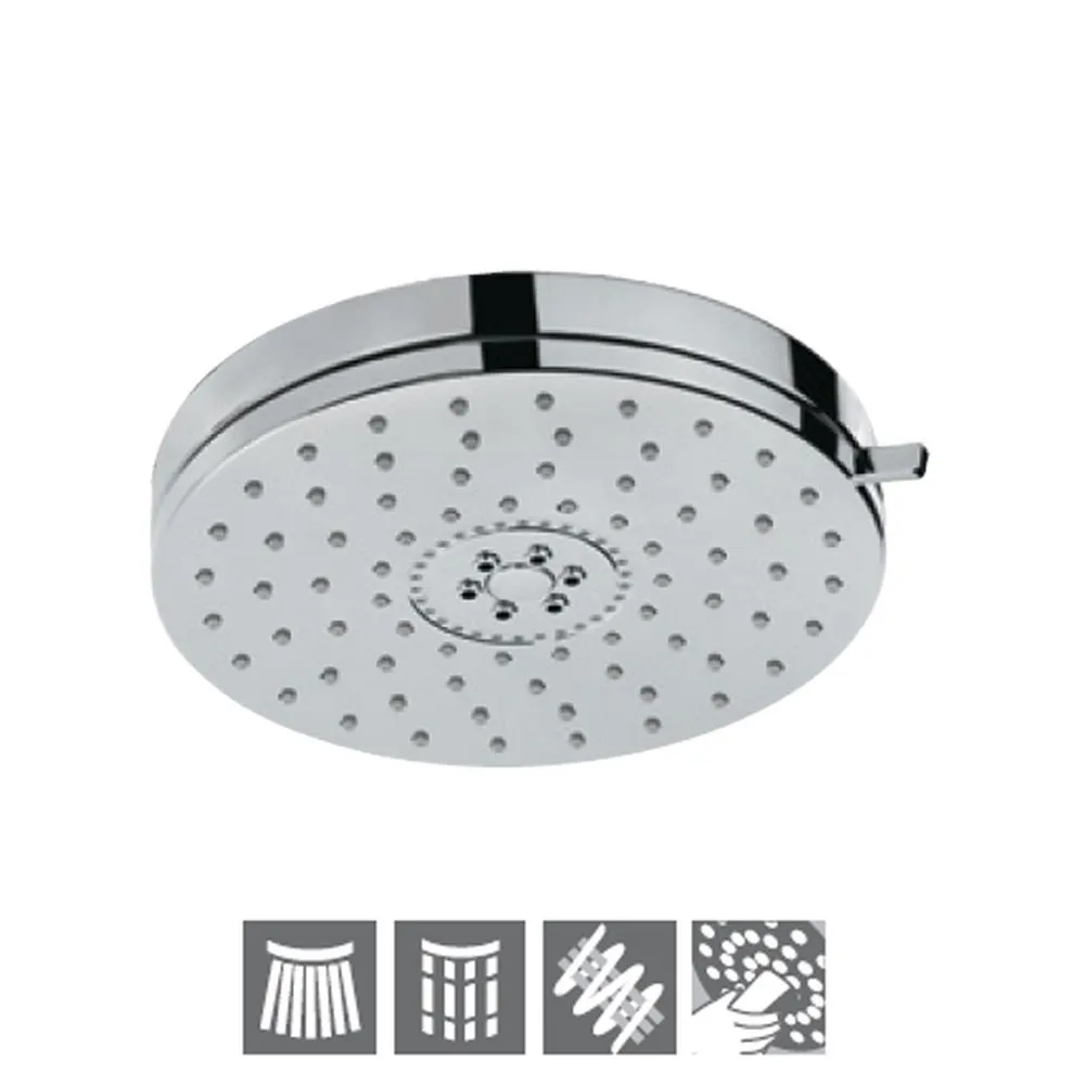 Jaquar Overhead Shower ø140mm Round Shape Multi Flow Chrome finish