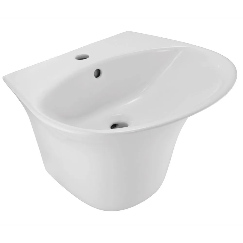 Jaquar Ornamix Wall Hung Integrated Basin White finish