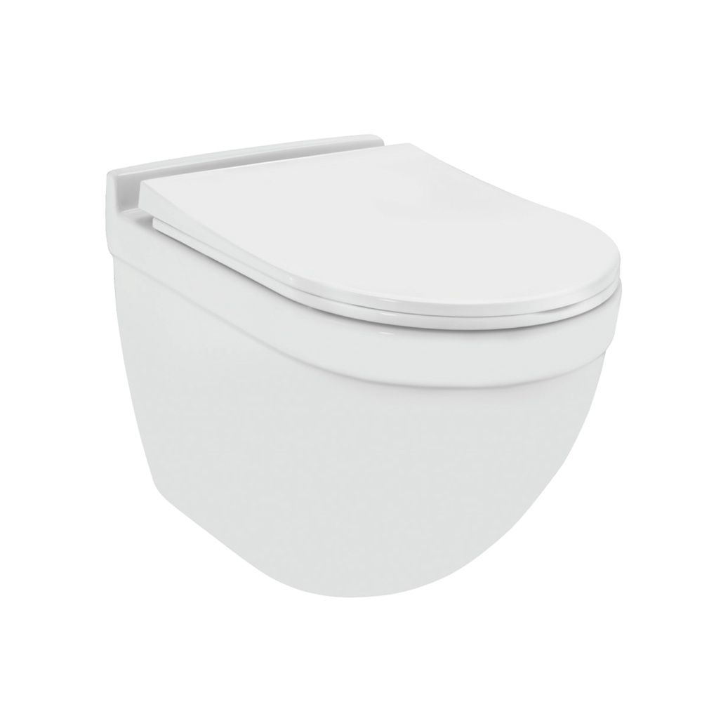 Jaquar Solo Rimless, Blind Installation Wall Hung WC White finish