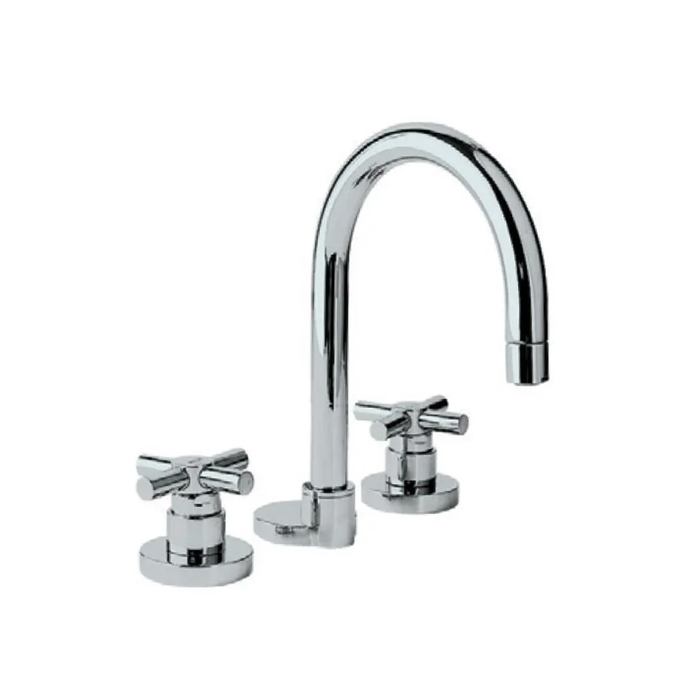 Jaquar Solo 3-Hole Basin Mixer Chrome finish
